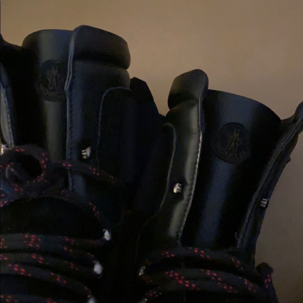 Authentic Moncler pony hair combat boots NEW - Picture 2 of 5
